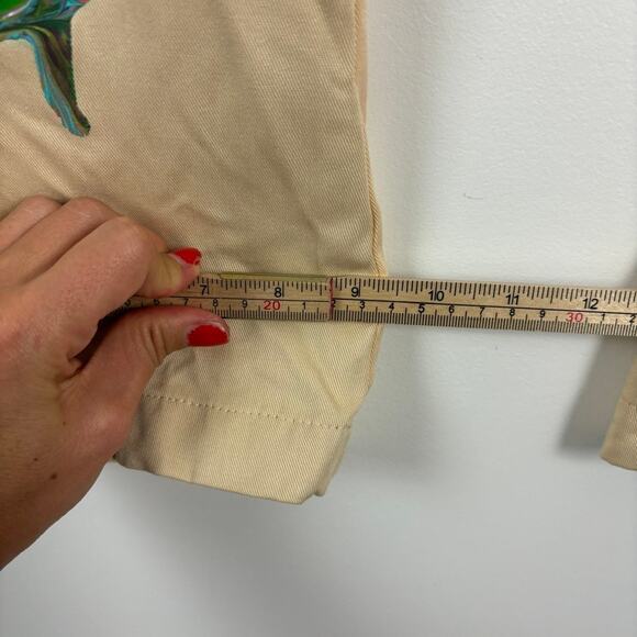 NWT Vareene Khaki V-Cut Pants Paint Splatter Streetwear Y2K – $225 Orig - Picture 10 of 10